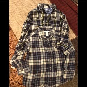 Two Boys Flannels Old Navy, Crazy 8